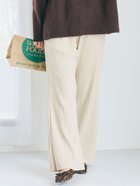 【コカ/COCA】の【新色追加】スムースリブパンツ 人気、トレンドファッション・服の通販 founy(ファニー) ファッション Fashion レディースファッション Fashion for Women パンツ Pants & Trousers シンプル Simple, Minimal スウェット / スエット Sweatshirt, Sweatwear フレア Flare, Flared プリーツ Pleats, Pleated ベーシック Basic, Essential ボトム Bottoms, Lower Wear ポケット Pocket, Pocket Detail 無地 Plain, Solid Color リラックス Relax, Relaxed Fit ロング Long, Long-Length おすすめ Recommended / Our Picks 2025年 2025 2025-2026秋冬・A/W Autumn/Winter 2025–26 AW25–26 thumbnail Beige|ID: prp329100004787534 ipo3291000000034893701