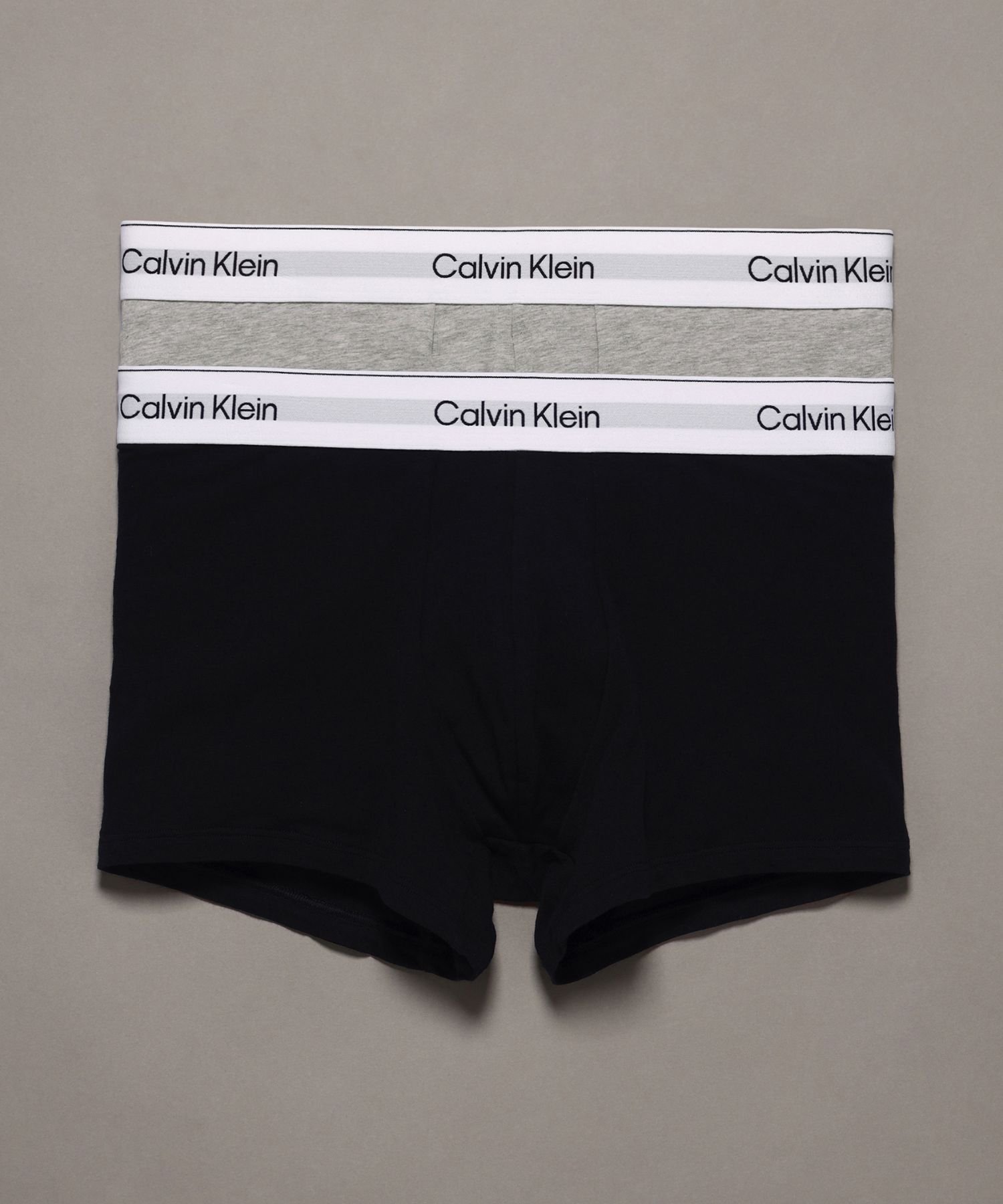 【カルバンクライン/Calvin Klein / MEN】の【公式ショップ】 カルバンクライン 2枚パックボクサーパンツ Icon Cotton Stretch Calvin Klein NB4391 JUNG KOOK / ジョングク着用商品 インテリア・キッズ・メンズ・レディースファッション・服の通販 founy(ファニー) 　ファッション　Fashion　メンズファッション　Fashion for Men　ボトムス　Bottoms　Grey Heather / Black|ID: prp329100004787540 ipo3291000000034747871