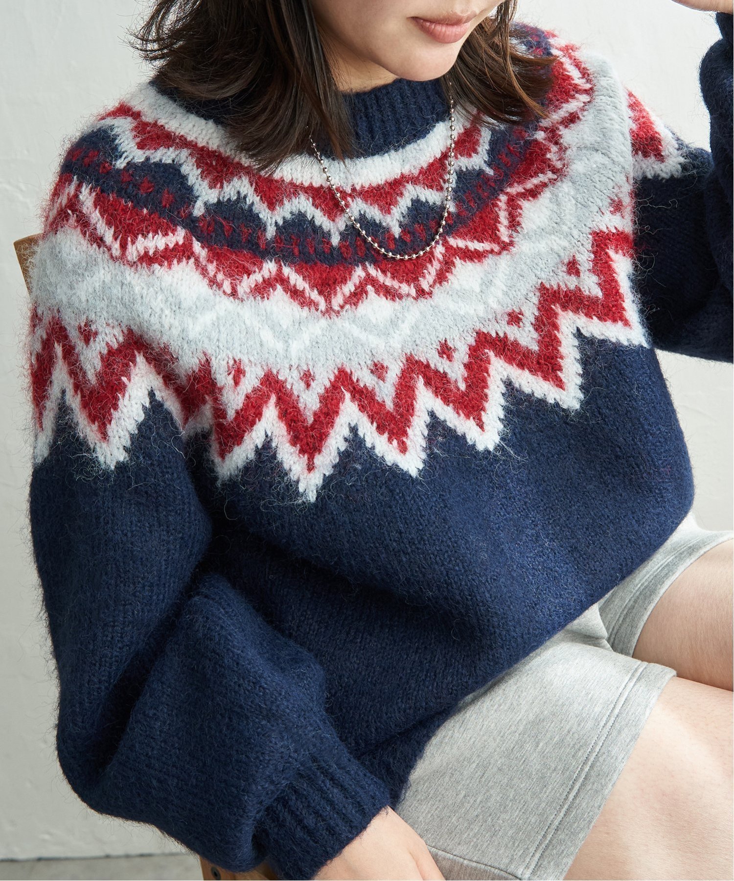 【ヴァンス エクスチェンジ/VENCE EXCHANGE】のノルディックニットプルオーバー 人気、トレンドファッション・服の通販 founy(ファニー) 　ファッション　Fashion　レディースファッション　Fashion for Women　トップス・カットソー　Cut & Sew Tops　ニット　Knit Tops & Sweaters　カジュアルプルオーバー・ニットトップス　Pullovers & Knit Tops / Casual Pullovers　おすすめ　Recommended / Our Picks　カーゴパンツ　Cargo Pants, Utility Pants　デニム　Denim, Jeans Material　ミニスカート　Mini Skirt, Short Skirt　ロング　Long, Long-Length　ワイド　Wide, Wide Fit　冬　Winter / This Winter　定番　Standard, Basic Item　 other-1|ID: prp329100004787566 ipo3291000000034747984