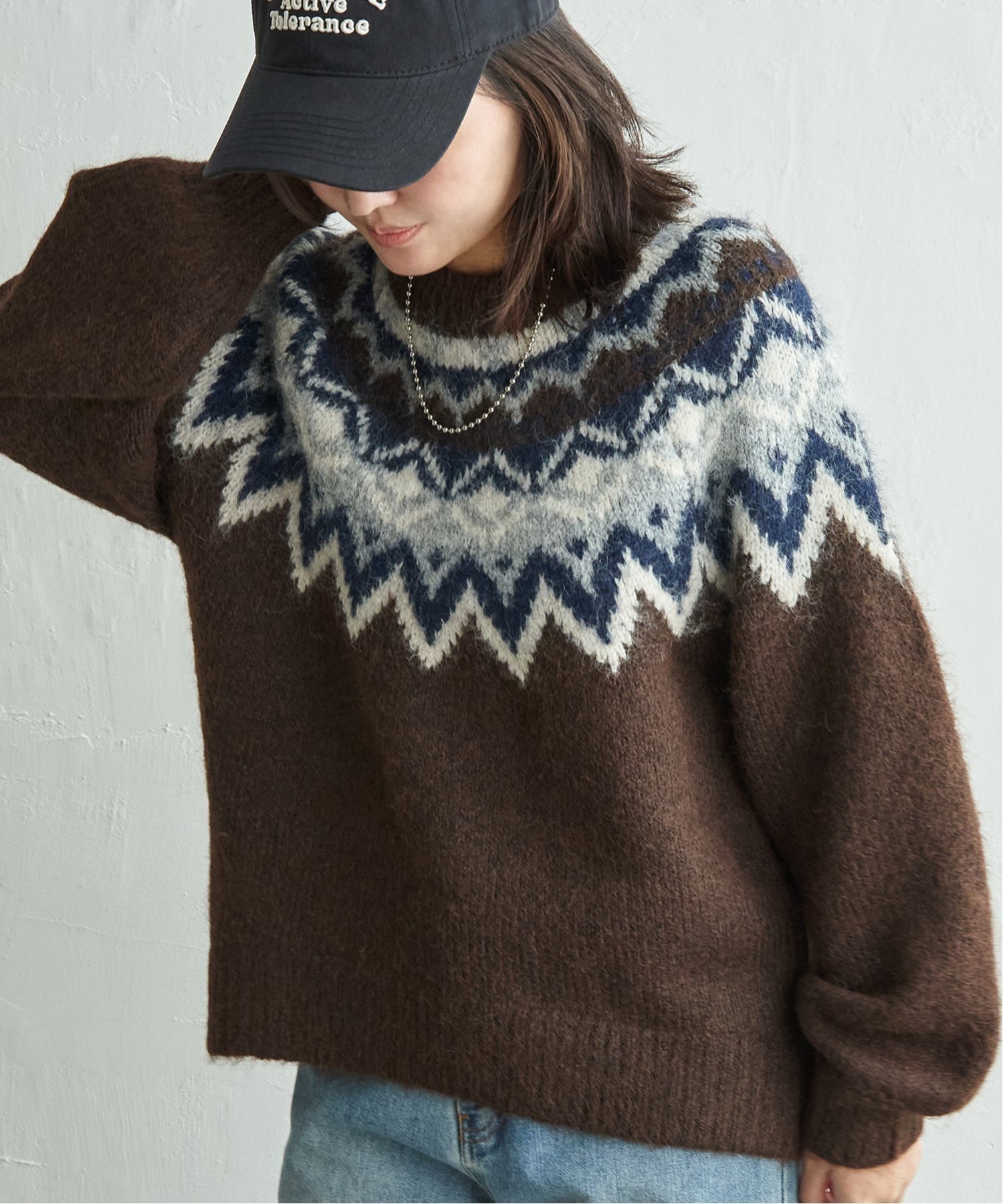 【ヴァンス エクスチェンジ/VENCE EXCHANGE】のノルディックニットプルオーバー インテリア・キッズ・メンズ・レディースファッション・服の通販 founy(ファニー) 　ファッション　Fashion　レディースファッション　Fashion for Women　トップス・カットソー　Cut & Sew Tops　ニット　Knit Tops & Sweaters　カジュアルプルオーバー・ニットトップス　Pullovers & Knit Tops / Casual Pullovers　おすすめ　Recommended / Our Picks　カーゴパンツ　Cargo Pants, Utility Pants　デニム　Denim, Jeans Material　ミニスカート　Mini Skirt, Short Skirt　ロング　Long, Long-Length　ワイド　Wide, Wide Fit　冬　Winter / This Winter　定番　Standard, Basic Item　ブラウン|ID: prp329100004787566 ipo3291000000034747989