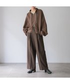 【ローリーズファーム/LOWRYS FARM】のラナテックワイドパンツ 人気、トレンドファッション・服の通販 founy(ファニー) ファッション Fashion レディースファッション Fashion for Women パンツ Pants & Trousers おすすめ Recommended / Our Picks カットソー Cut and Sewn Top シンプル Simple, Minimal ジャケット Jacket, Outerwear セットアップ Set-Up, Coordinated Outfit ワイド Wide, Wide Fit thumbnail ブラウンチェック|ID: prp329100004787575 ipo3291000000034748025