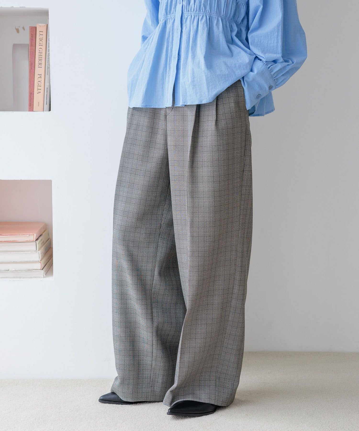 【ローリーズファーム/LOWRYS FARM】のラナテックワイドパンツ インテリア・キッズ・メンズ・レディースファッション・服の通販 founy(ファニー) ファッション Fashion レディースファッション Fashion for Women パンツ Pants & Trousers おすすめ Recommended / Our Picks カットソー Cut and Sewn Top シンプル Simple, Minimal ジャケット Jacket, Outerwear セットアップ Set-Up, Coordinated Outfit ワイド Wide, Wide Fit チェック|ID: prp329100004787575 ipo3291000000034748026