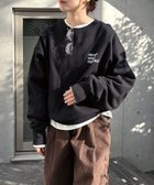 【アンドミー/andme】の裏起毛 ロゴ 刺繍 ANME スウェット トップス ANME アンメ ブラック|ID: prp329100004787576 ipo3291000000034748030