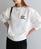 【アンドミー/andme】の裏起毛 ロゴ 刺繍 ANME スウェット トップス ANME アンメ オフホワイト|ID: prp329100004787576 ipo3291000000034748032