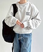 【アンドミー/andme】の裏起毛 ロゴ 刺繍 ANME スウェット トップス ANME アンメ オートミール杢|ID: prp329100004787576 ipo3291000000034748036