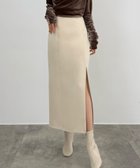 【ジュノア/JUNOAH】のCENEA ハイウエストジップIラインスカート(通年生地) 人気、トレンドファッション・服の通販 founy(ファニー) ファッション Fashion レディースファッション Fashion for Women スカート Skirts thumbnail アイボリー|ID: prp329100004787589 ipo3291000000034824849