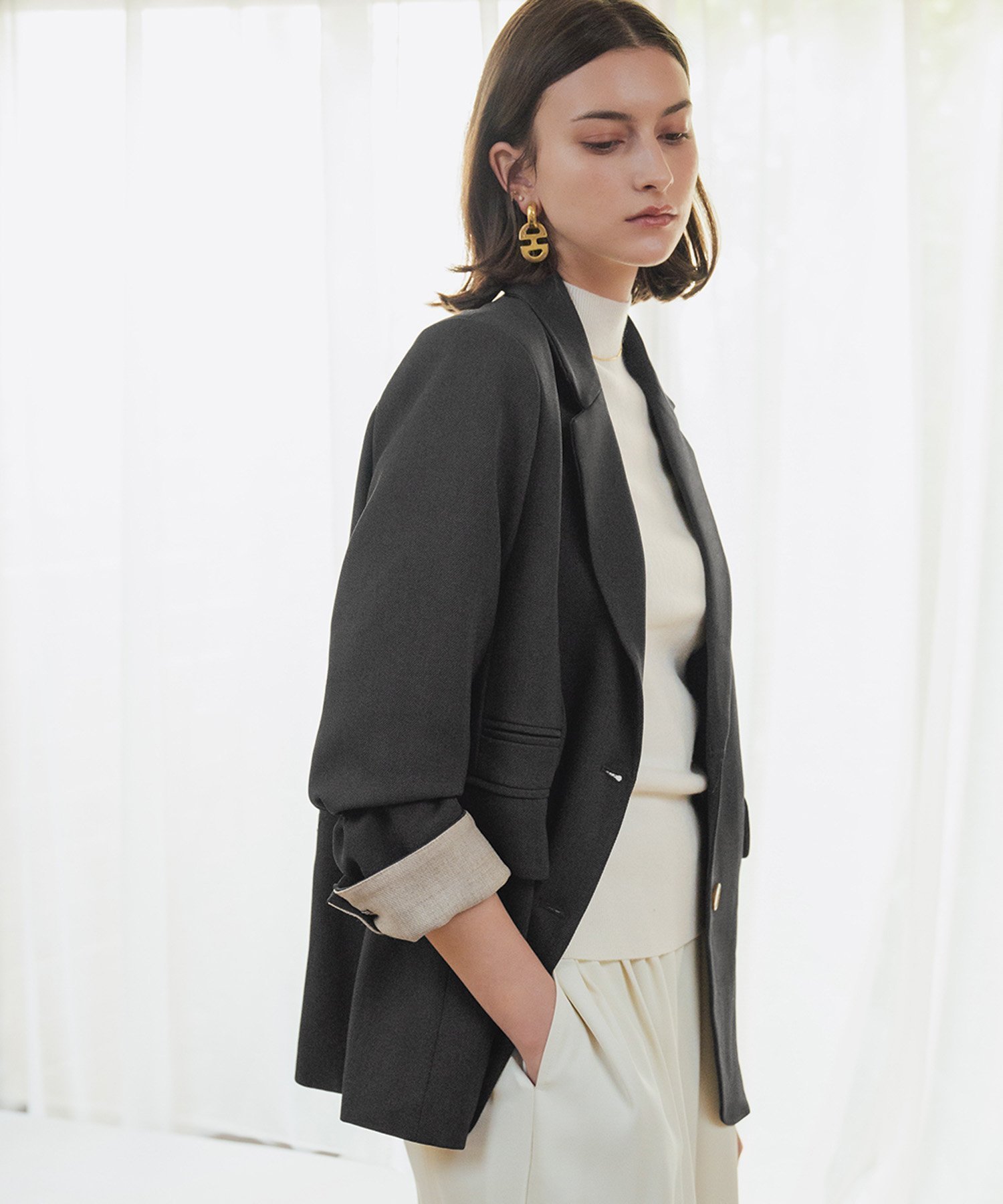 【ガール/GIRL】のシングル テーラードジャケット フォーマル セレモニー ビジネス オケージョン インテリア・キッズ・メンズ・レディースファッション・服の通販 founy(ファニー) ファッション Fashion レディースファッション Fashion for Women アウター Coat / Outerwear Collection レディースジャケット・軽アウター Jackets テーラードジャケット / 通勤・きれいめスタイル Tailored Jackets & Blazers オケージョン Occasion Wear シンプル Simple, Minimal フォーマル Formal, Dressy 再入荷 Restock / Back in Stock エレガント 上品 Elegant セレモニー Ceremony ビジネス 仕事 通勤 Business / Work / Commuting CGY|ID: prp329100004787598 ipo3291000000034839464