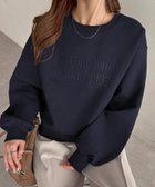 【ディスコート/Discoat】のダンボール刺繍ロゴプルオーバー 人気、トレンドファッション・服の通販 founy(ファニー) ファッション Fashion レディースファッション Fashion for Women トップス・カットソー Cut & Sew Tops カジュアルプルオーバー・ニットトップス Pullovers & Knit Tops / Casual Pullovers ショルダー Shoulder, Shoulder Strap ドロップ Drop Shoulder, Dropped Style リラックス Relax, Relaxed Fit thumbnail ネイビー|ID: prp329100004787603 ipo3291000000034938107