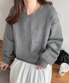 【ディスコート/Discoat】のダンボール刺繍ロゴプルオーバー 人気、トレンドファッション・服の通販 founy(ファニー) ファッション Fashion レディースファッション Fashion for Women トップス・カットソー Cut & Sew Tops カジュアルプルオーバー・ニットトップス Pullovers & Knit Tops / Casual Pullovers ショルダー Shoulder, Shoulder Strap ドロップ Drop Shoulder, Dropped Style リラックス Relax, Relaxed Fit thumbnail チャコールグレー|ID: prp329100004787603 ipo3291000000034938108