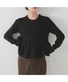【リアン/Lian】のペプラムバルーンニットプルオーバー 人気、トレンドファッション・服の通販 founy(ファニー) ファッション Fashion レディースファッション Fashion for Women トップス・カットソー Cut & Sew Tops ニット Knit Tops & Sweaters カジュアルプルオーバー・ニットトップス Pullovers & Knit Tops / Casual Pullovers ペプラム Peplum, Flared Hem thumbnail ブラック|ID: prp329100004787606 ipo3291000000034831855
