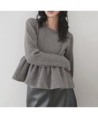 【リアン/Lian】のペプラムバルーンニットプルオーバー 人気、トレンドファッション・服の通販 founy(ファニー) ファッション Fashion レディースファッション Fashion for Women トップス・カットソー Cut & Sew Tops ニット Knit Tops & Sweaters カジュアルプルオーバー・ニットトップス Pullovers & Knit Tops / Casual Pullovers ペプラム Peplum, Flared Hem thumbnail チャコールグレー|ID: prp329100004787606 ipo3291000000034831857