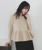【リアン/Lian】のペプラムバルーンニットプルオーバー 人気、トレンドファッション・服の通販 founy(ファニー) ファッション Fashion レディースファッション Fashion for Women トップス・カットソー Cut & Sew Tops ニット Knit Tops & Sweaters カジュアルプルオーバー・ニットトップス Pullovers & Knit Tops / Casual Pullovers ペプラム Peplum, Flared Hem thumbnail アイボリー|ID: prp329100004787606 ipo3291000000034831858