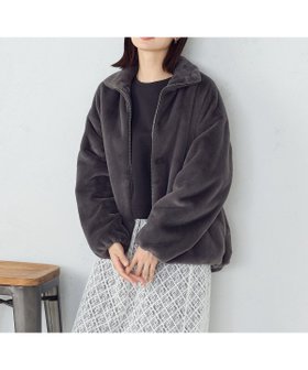 【コムサイズム/COMME CA ISM】のファー ブルゾン 人気、トレンドファッション・服の通販 founy(ファニー) ファッション Fashion レディースファッション Fashion for Women アウター Coat / Outerwear Collection ブルゾンジャケット・スポーティアウター Blouson Jackets スタンド Stand Collar, Upright Stand ドローコード Drawcord, Drawstring Cord ブルゾン Blouson, Bomber Jacket 防寒 Cold Protection, Winter-Ready |ID:prp329100004787613