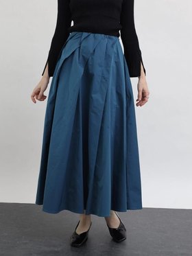 【ラシュッド/LASUD】のセミフレアタックデザインスカート 人気、トレンドファッション・服の通販 founy(ファニー) ファッション Fashion レディースファッション Fashion for Women スカート Skirts スタイリッシュ Stylish, Fashionable タフタ Taffeta, Structured Fabric フレア Flare, Flared エレガント 上品 Elegant |ID:prp329100004787625