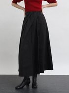 【ラシュッド/LASUD】のセミフレアタックデザインスカート 人気、トレンドファッション・服の通販 founy(ファニー) ファッション Fashion レディースファッション Fashion for Women スカート Skirts スタイリッシュ Stylish, Fashionable タフタ Taffeta, Structured Fabric フレア Flare, Flared エレガント 上品 Elegant thumbnail ブラック|ID: prp329100004787625 ipo3291000000034881411