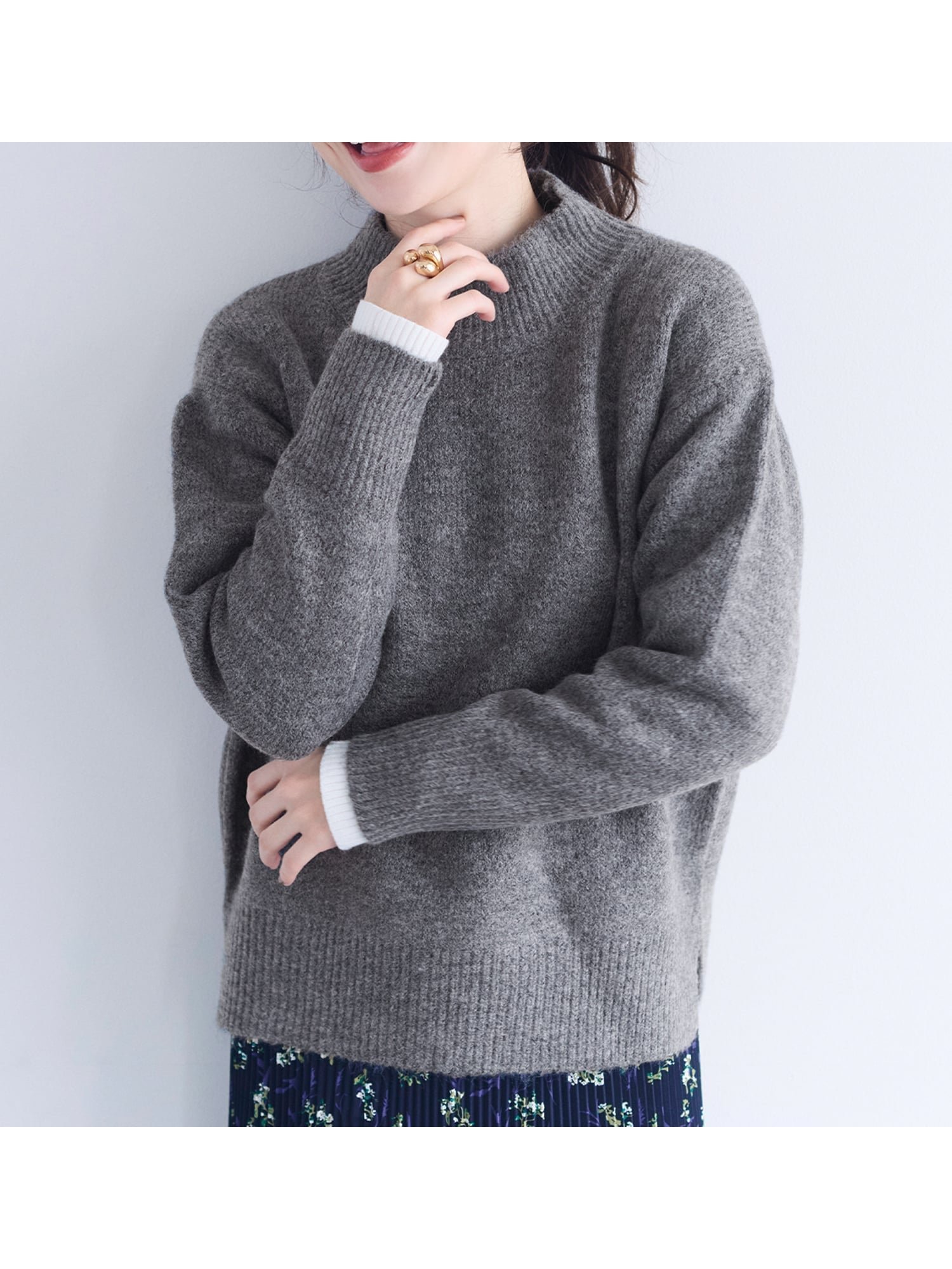 【コカ/COCA】のヤク風ハイネックニットトップス 人気、トレンドファッション・服の通販 founy(ファニー) 　ファッション　Fashion　レディースファッション　Fashion for Women　トップス・カットソー　Cut & Sew Tops　ニット　Knit Tops & Sweaters　アクリル　Acrylic Material　ショルダー　Shoulder, Shoulder Strap　シンプル　Simple, Minimal　ストレッチ　Stretch, Stretchy Fabric　スリット　Slit, Slit Detail　セーター　Sweater, Knitwear　タートルネック　Turtleneck, High Neck　ドロップ　Drop Shoulder, Dropped Style　長袖　Long Sleeve, Full Sleeve　ハイネック　High Neck, Mock Neck　バランス　Balance, Style Balance　ポケット　Pocket, Pocket Detail　モックネック　Mock Neck, Short Turtleneck　無地　Plain, Solid Color　リラックス　Relax, Relaxed Fit　おすすめ　Recommended / Our Picks　2024年　2024　2024-2025秋冬・A/W　Autumn/Winter 2024–25 AW24–25　 other-1|ID: prp329100004787640 ipo3291000000035029351