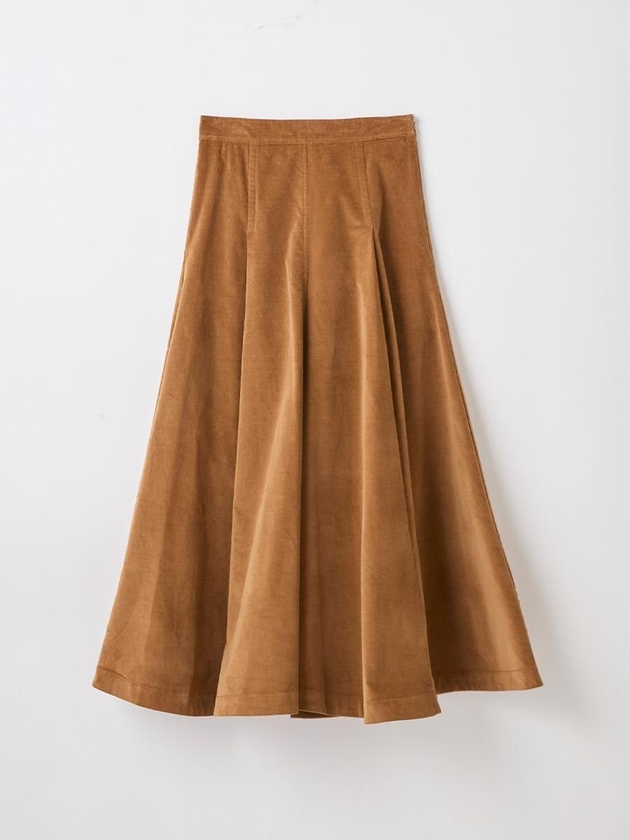 【ヴァン/Vin】のベロアタックフレアスカート 人気、トレンドファッション・服の通販 founy(ファニー) 　ファッション　Fashion　レディースファッション　Fashion for Women　スカート　Skirts　Aライン・フレアスカート　A-Line & Flared Skirts　エレガント 上品　Elegant　ショート　Short, Short Length　フレア　Flare, Flared　フロント　Front, Front Design　 other-1|ID: prp329100004787648 ipo3291000000035087710