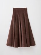【ヴァン/Vin】のベロアタックフレアスカート 人気、トレンドファッション・服の通販 founy(ファニー) ファッション Fashion レディースファッション Fashion for Women スカート Skirts Aライン・フレアスカート A-Line & Flared Skirts エレガント 上品 Elegant ショート Short, Short Length フレア Flare, Flared フロント Front, Front Design thumbnail ココア|ID: prp329100004787648 ipo3291000000035087712