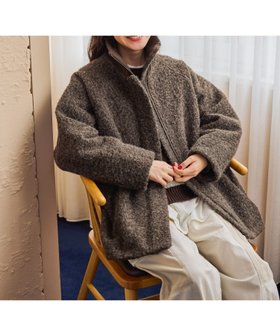 【ニコアンド/niko and】のブークレZIPブルゾン 人気、トレンドファッション・服の通販 founy(ファニー) ファッション Fashion レディースファッション Fashion for Women アウター Coat / Outerwear Collection ブルゾンジャケット・スポーティアウター Blouson Jackets おすすめ Recommended / Our Picks インナー Innerwear ジップ Zip, Zipper ブルゾン Blouson, Bomber Jacket マフラー Scarf, Muffler モコモコ Fuzzy, Fluffy ワイド Wide, Wide Fit エレガント 上品 Elegant 冬 Winter / This Winter |ID:prp329100004787660