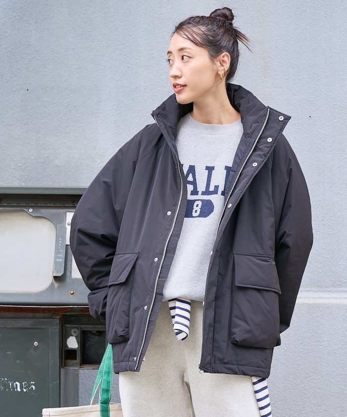 【フリークスストア/FREAK'S STORE】の中綿 ボリューム ブルゾン【限定展開】 25AW 人気、トレンドファッション・服の通販 founy(ファニー) 　ファッション　Fashion　レディースファッション　Fashion for Women　アウター　Coat / Outerwear Collection　ブルゾンジャケット・スポーティアウター　Blouson Jackets　2025年　2025　2025-2026秋冬・A/W　Autumn/Winter 2025–26 AW25–26　冬　Winter / This Winter　おすすめ　Recommended / Our Picks　スタンド　Stand Collar, Upright Stand　ストレート　Straight, Straight Cut　スラックス　Slacks, Dress Pants　スリーブ　Sleeve, Long Sleeve / Short Sleeve　デニム　Denim, Jeans Material　ドローコード　Drawcord, Drawstring Cord　ブルゾン　Blouson, Bomber Jacket　ポケット　Pocket, Pocket Detail　マーメイド　Mermaid, Fishtail Silhouette　A/W・秋冬　Autumn/Winter　 other-1|ID: prp329100004787703 ipo3291000000036213083