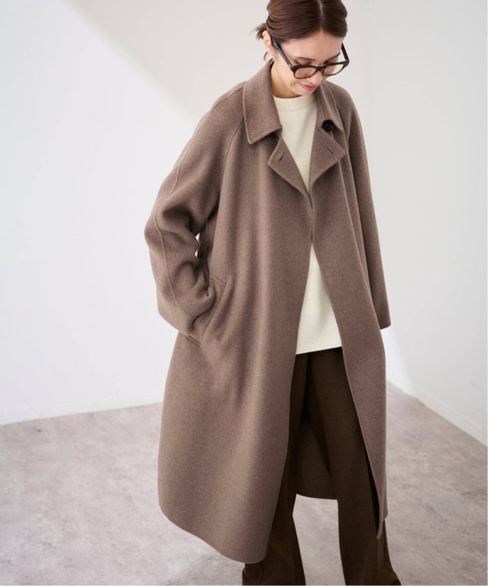 【フレームワーク/FRAMeWORK】のSUPER160 sバルカラーコート インテリア・キッズ・メンズ・レディースファッション・服の通販 founy(ファニー) https://founy.com/ ファッション Fashion レディースファッション Fashion for Women アウター Coat / Outerwear Collection コート・ロングコート・ピーコート Long Coats, Peacoats & More おすすめ Recommended / Our Picks エレガント 上品 Elegant 冬 Winter / This Winter 防寒 Cold Protection, Winter-Ready |ID: prp329100004787718 ipo3291000000035069803