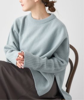 【イエナ/IENA】 《WEB限定/追加》ウールカシミヤ 脇スリットクルーネックプルオーバー人気、トレンドファッション・服の通販 founy(ファニー) ファッション Fashion レディースファッション Fashion for Women トップス・カットソー Cut & Sew Tops カジュアルプルオーバー・ニットトップス Pullovers & Knit Tops / Casual Pullovers 2025年 2025 2025-2026秋冬・A/W Autumn/Winter 2025–26 AW25–26 おすすめ Recommended / Our Picks インナー Innerwear カットソー Cut and Sewn Top スリット Slit, Slit Detail ボーダー Border, Stripe ポンチョ Poncho, Cape Style |ID:prp329100004787734