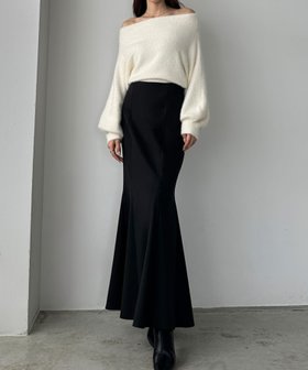 【ジュノア/JUNOAH】のLouere選べる素材マーメイドスカート 人気、トレンドファッション・服の通販 founy(ファニー) ファッション Fashion レディースファッション Fashion for Women スカート Skirts マーメイド Mermaid, Fishtail Silhouette 無地 Plain, Solid Color |ID:prp329100004787749