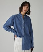 【バビロン/BABYLONE / KIDS】のデニムフリルシャツ 人気、トレンドファッション・服の通販 founy(ファニー) ファッション Fashion キッズファッション Fashion for Kids デニム Denim, Jeans Material ドロップ Drop Shoulder, Dropped Style フリル Frill, Ruffle 再入荷 Restock / Back in Stock thumbnail ブルー80|ID: prp329100004787751 ipo3291000000034966225