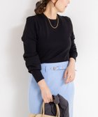 【ノーリーズ/NOLLEY'S】の【MARILYN MOON/マリリーンムーン】14G wool modern sleeve top 人気、トレンドファッション・服の通販 founy(ファニー) ファッション Fashion レディースファッション Fashion for Women トップス・カットソー Cut & Sew Tops エレガント 上品 Elegant ショルダー Shoulder, Shoulder Strap ジャケット Jacket, Outerwear ベーシック Basic, Essential モダン Modern, Contemporary ラベンダー Lavender おすすめ Recommended / Our Picks 2025年 2025 2025-2026秋冬・A/W Autumn/Winter 2025–26 AW25–26 thumbnail ブラック|ID: prp329100004787753 ipo3291000000035048279