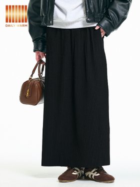 【コカ/COCA】の【DAILY WARM】裏起毛ランダムリブロングIラインスカート 人気、トレンドファッション・服の通販 founy(ファニー) ファッション Fashion レディースファッション Fashion for Women スカート Skirts 洗える Machine Washable シンプル Simple, Minimal ジャケット Jacket, Outerwear スウェット / スエット Sweatshirt, Sweatwear プリーツ Pleats, Pleated ポケット Pocket, Pocket Detail ロング Long, Long-Length 冬 Winter / This Winter おすすめ Recommended / Our Picks エレガント 上品 Elegant 2025年 2025 2025-2026秋冬・A/W Autumn/Winter 2025–26 AW25–26 |ID:prp329100004787758