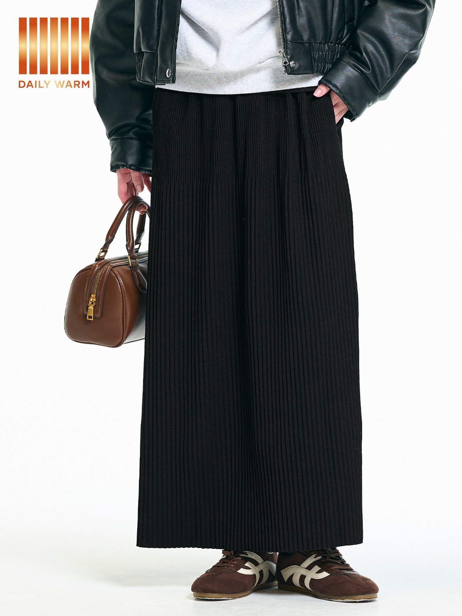 【コカ/COCA】の【DAILY WARM】裏起毛ランダムリブロングIラインスカート 人気、トレンドファッション・服の通販 founy(ファニー) ファッション Fashion レディースファッション Fashion for Women スカート Skirts 洗える Machine Washable シンプル Simple, Minimal ジャケット Jacket, Outerwear スウェット / スエット Sweatshirt, Sweatwear プリーツ Pleats, Pleated ポケット Pocket, Pocket Detail ロング Long, Long-Length 冬 Winter / This Winter おすすめ Recommended / Our Picks エレガント 上品 Elegant 2025年 2025 2025-2026秋冬・A/W Autumn/Winter 2025–26 AW25–26 other-1|ID: prp329100004787758 ipo3291000000034842515