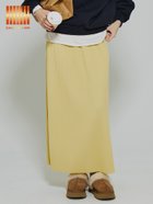 【コカ/COCA】の【DAILY WARM】裏起毛ランダムリブロングIラインスカート 人気、トレンドファッション・服の通販 founy(ファニー) ファッション Fashion レディースファッション Fashion for Women スカート Skirts 洗える Machine Washable シンプル Simple, Minimal ジャケット Jacket, Outerwear スウェット / スエット Sweatshirt, Sweatwear プリーツ Pleats, Pleated ポケット Pocket, Pocket Detail ロング Long, Long-Length 冬 Winter / This Winter おすすめ Recommended / Our Picks エレガント 上品 Elegant 2025年 2025 2025-2026秋冬・A/W Autumn/Winter 2025–26 AW25–26 thumbnail Yellow|ID: prp329100004787758 ipo3291000000034842519