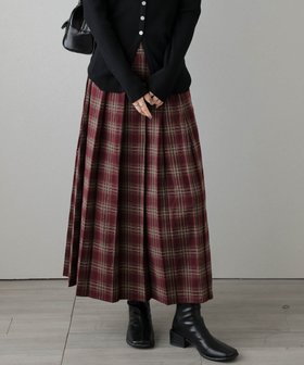 【ラジュール/Lajour】のチェックプリーツスカート 人気、トレンドファッション・服の通販 founy(ファニー) ファッション Fashion レディースファッション Fashion for Women スカート Skirts プリーツスカート / 上品フェミニンスタイル Pleated Skirts チェック Check, Plaid, Tartan トレンド Trend, Trending Now プリーツ Pleats, Pleated ロング Long, Long-Length |ID:prp329100004787761