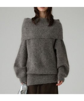 【バビロン/BABYLONE / KIDS】のオフショルニットプルオーバー 人気、トレンドファッション・服の通販 founy(ファニー) ファッション Fashion キッズファッション Fashion for Kids トップス・カットソー Cut & Sew Tops 再入荷 Restock / Back in Stock |ID:prp329100004787771