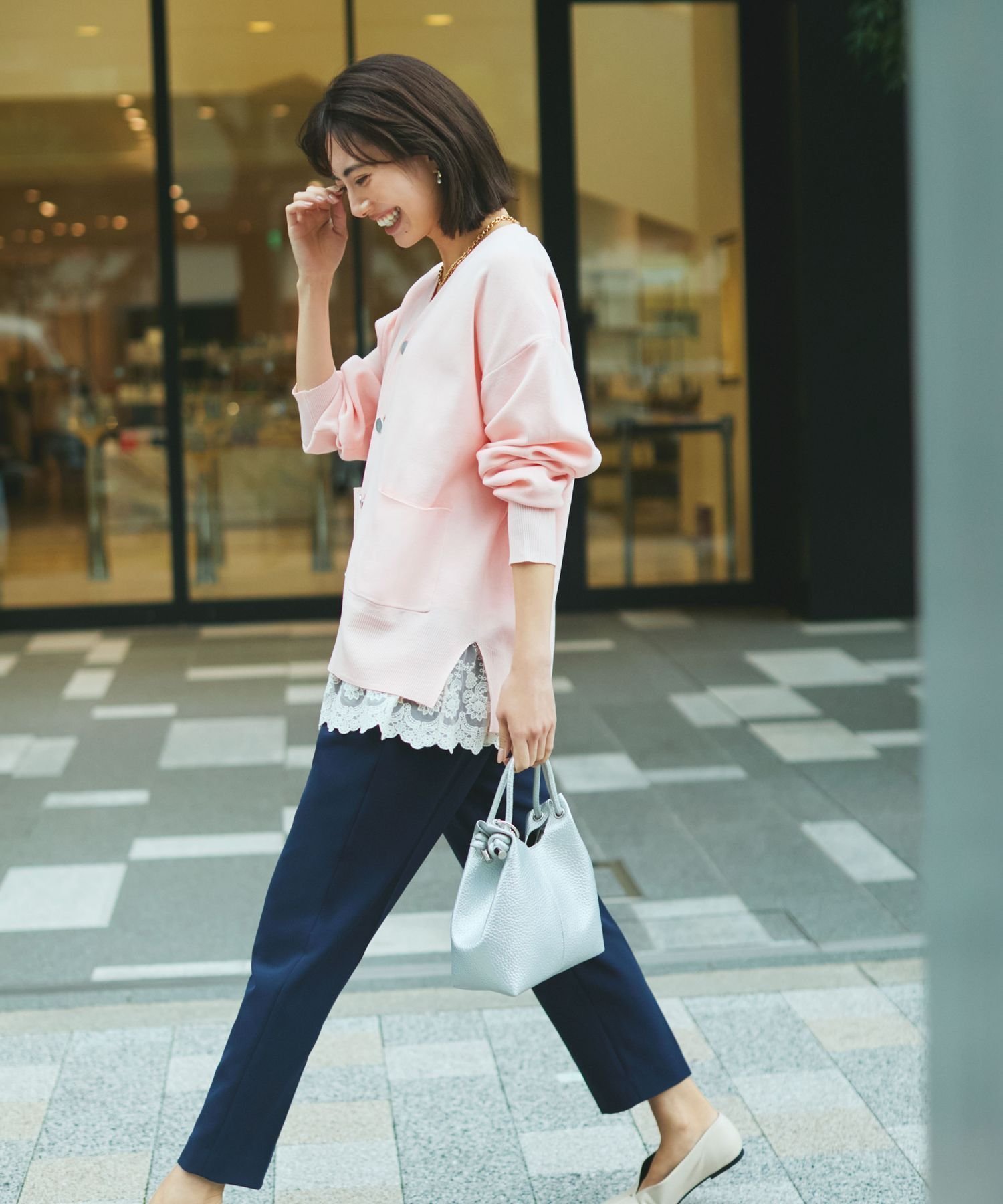 【エルーラ/Elura】のWEB限定カラー 【ランキング獲得!】もっちり立体オーバーカーディガン/327462 インテリア・キッズ・メンズ・レディースファッション・服の通販 founy(ファニー) 　ファッション　Fashion　レディースファッション　Fashion for Women　トップス・カットソー　Cut & Sew Tops　カーディガン・羽織り　Layered Style Cardigans　秋　Autumn　カットソー　Cut and Sewn Top　カーディガン　Cardigan, Knitwear　タイトスカート　Pencil Skirt, Tight Skirt　チェック　Check, Plaid, Tartan　デニム　Denim, Jeans Material　人気　Popular, Best Seller　バランス　Balance, Style Balance　フェミニン　Feminine, Girly　フレア　Flare, Flared　ボトム　Bottoms, Lower Wear　羽織　Haori, Light Jacket　リラックス　Relax, Relaxed Fit　ワイド　Wide, Wide Fit　A/W・秋冬　Autumn/Winter　エレガント 上品　Elegant　ペールピンク22|ID: prp329100004787808 ipo3291000000034831776