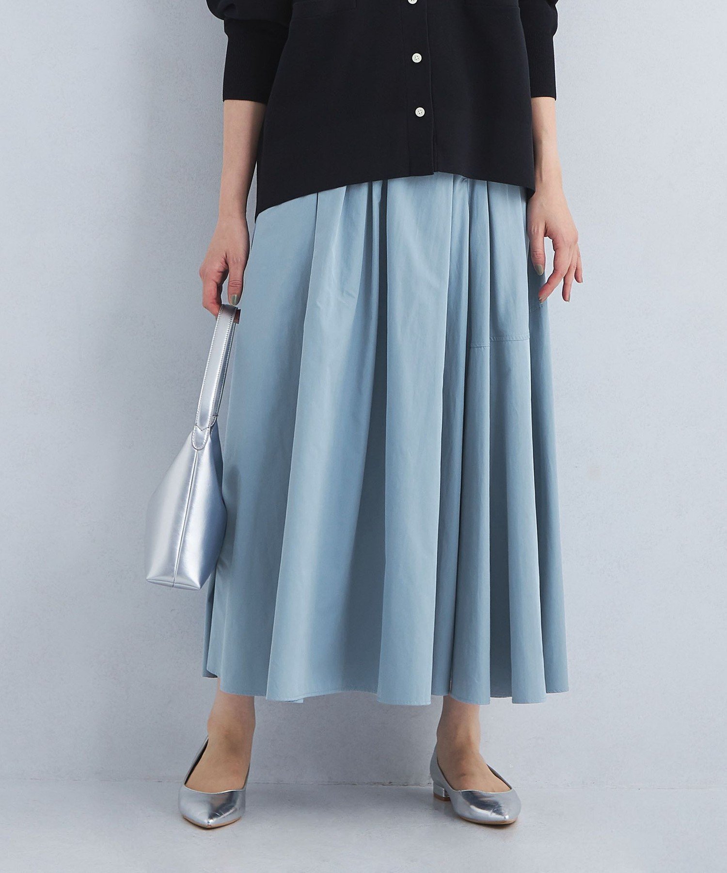 【ユナイテッドアローズ/UNITED ARROWS】のボリューム ギャザー スカート インテリア・キッズ・メンズ・レディースファッション・服の通販 founy(ファニー) ファッション Fashion レディースファッション Fashion for Women スカート Skirts 春 Spring 秋 Autumn ギャザー Gathered, Ruffled シューズ Shoes, Footwear スニーカー Sneakers, Trainers フラット Flat, Flat Shoes 冬 Winter / This Winter アウトレット Outlet / Clearance おすすめ Recommended / Our Picks 夏 Summer LT.BLUE|ID: prp329100004787832 ipo3291000000034915149