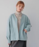 【ベイフロー/BAYFLOW】のウールライクZIPブルゾン 人気、トレンドファッション・服の通販 founy(ファニー) ファッション Fashion レディースファッション Fashion for Women アウター Coat / Outerwear Collection ブルゾンジャケット・スポーティアウター Blouson Jackets おすすめ Recommended / Our Picks ストライプ Stripe, Striped Pattern タートル Turtleneck, Turtle Collar ツイル Twist, Twisted Detail ブルゾン Blouson, Bomber Jacket 人気 Popular, Best Seller 定番 Standard, Basic Item thumbnail ライトブルー82|ID: prp329100004787833 ipo3291000000035047883