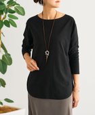 【ビアズリー/BEARDSLEY】のスラブコットン長袖T 人気、トレンドファッション・服の通販 founy(ファニー) ファッション Fashion レディースファッション Fashion for Women トップス・カットソー Cut & Sew Tops インナー Innerwear デコルテ Décolleté, Neckline 長袖 Long Sleeve, Full Sleeve 再入荷 Restock / Back in Stock thumbnail ブラック|ID: prp329100004787834 ipo3291000000035032153