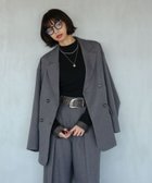 【ページボーイ/PAGEBOY】のMIXボーンジャケット 人気、トレンドファッション・服の通販 founy(ファニー) ファッション Fashion レディースファッション Fashion for Women アウター Coat / Outerwear Collection レディースジャケット・軽アウター Jackets クラシック Classic, Timeless Style ショルダー Shoulder, Shoulder Strap ジャケット Jacket, Outerwear スラックス Slacks, Dress Pants セットアップ Set-Up, Coordinated Outfit ダブル Double, Double-Breasted ドロップ Drop Shoulder, Dropped Style thumbnail チャコール18|ID: prp329100004787844 ipo3291000000034789702