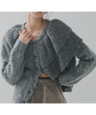 【ラート/LAATO】のfrill frill knit cardigan 人気、トレンドファッション・服の通販 founy(ファニー) ファッション Fashion レディースファッション Fashion for Women トップス・カットソー Cut & Sew Tops ニット Knit Tops & Sweaters カーディガン・羽織り Layered Style Cardigans カーディガン Cardigan, Knitwear トレンド Trend, Trending Now なめらか Smooth, Silky Texture バランス Balance, Style Balance フリル Frill, Ruffle フロント Front, Front Design A/W・秋冬 Autumn/Winter 冬 Winter / This Winter 2025年 2025 2025-2026秋冬・A/W Autumn/Winter 2025–26 AW25–26 thumbnail シャドウ|ID: prp329100004787892 ipo3291000000035039013