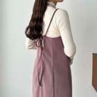 【ジュノア/JUNOAH】のcallautia ベロア調Iラインキャミワンピース 人気、トレンドファッション・服の通販 founy(ファニー) ファッション Fashion レディースファッション Fashion for Women ワンピース Dresses キャミソールワンピース Camisole Dresses ベロア Velour, Soft Velvet thumbnail ダスティピンク|ID: prp329100004787900 ipo3291000000034960428