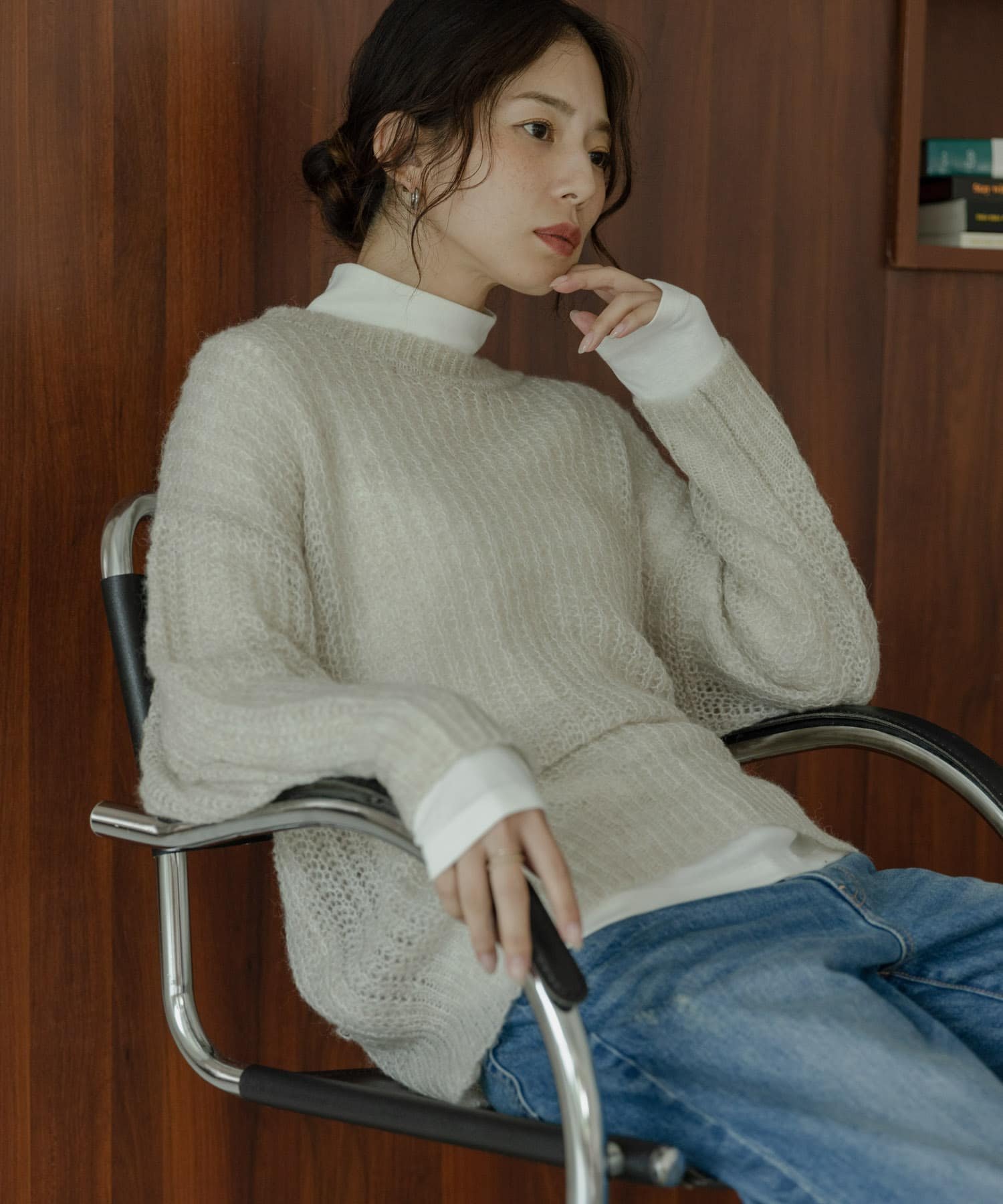 【サニーレーベル/Sonny Label / URBAN RESEARCH】の『UR TECH』蓄熱ハイネックプルオーバー インテリア・キッズ・メンズ・レディースファッション・服の通販 founy(ファニー) ファッション Fashion レディースファッション Fashion for Women トップス・カットソー Cut & Sew Tops カジュアルプルオーバー・ニットトップス Pullovers & Knit Tops / Casual Pullovers 2025年 2025 2025-2026秋冬・A/W Autumn/Winter 2025–26 AW25–26 冬 Winter / This Winter おすすめ Recommended / Our Picks インナー Innerwear カーディガン Cardigan, Knitwear シンプル Simple, Minimal スウェット / スエット Sweatshirt, Sweatwear ハイネック High Neck, Mock Neck ルーズ Loose, Oversized A/W・秋冬 Autumn/Winter オフホワイト|ID: prp329100004787906 ipo3291000000034874318