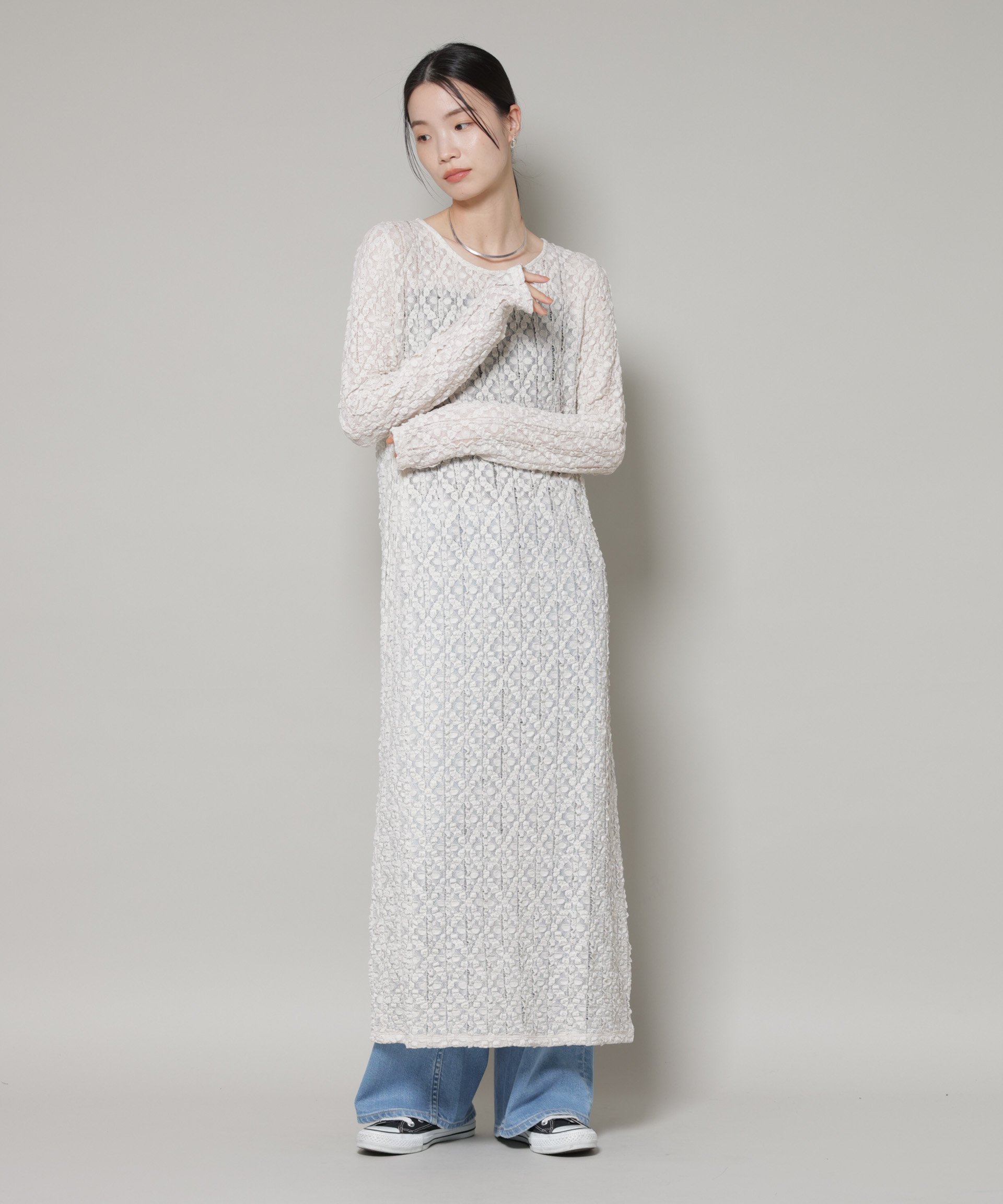 【ナノ ユニバース/nano universe】のカットレースマキシワンピース インテリア・キッズ・メンズ・レディースファッション・服の通販 founy(ファニー) 　ファッション　Fashion　レディースファッション　Fashion for Women　ワンピース　Dresses　マキシ丈ワンピース・ロングドレス　Maxi Dresses / Long One-Pieces　アクセサリー　Fashion Accessories　インナー　Innerwear　ウォッシャブル　Machine Washable　カーディガン　Cardigan, Knitwear　ジャケット　Jacket, Outerwear　トレンド　Trend, Trending Now　フェミニン　Feminine, Girly　マキシ　Maxi, Full Length　レース　Lace, Lace Fabric　アウトレット　Outlet / Clearance　エレガント 上品　Elegant　2026年　2026　ホワイト|ID: prp329100004787921 ipo3291000000034749414