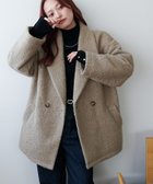 【ディスコート/Discoat】の【WEB限定】Wテーラードジャケットコート ブラウン|ID: prp329100004787931 ipo3291000000034830050