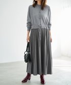 【スタイルデリ/STYLE DELI】のプリーツスカートドッキングワンピース 人気、トレンドファッション・服の通販 founy(ファニー) ファッション Fashion レディースファッション Fashion for Women スカート Skirts プリーツスカート / 上品フェミニンスタイル Pleated Skirts インナー Innerwear くるぶし Ankle-Length ジャケット Jacket, Outerwear スリット Slit, Slit Detail 定番 Standard, Basic Item なめらか Smooth, Silky Texture 長袖 Long Sleeve, Full Sleeve バランス Balance, Style Balance フレア Flare, Flared フロント Front, Front Design プリーツ Pleats, Pleated ポケット Pocket, Pocket Detail ロング Long, Long-Length 冬 Winter / This Winter thumbnail グレー|ID: prp329100004787935 ipo3291000000034923935