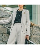 【レプシィム ローリーズファーム/LEPSIM LOWRYS FARM】の【入卒式/セレモニー】Wクロスノーカラージャケット 人気、トレンドファッション・服の通販 founy(ファニー) ファッション Fashion レディースファッション Fashion for Women アウター Coat / Outerwear Collection レディースジャケット・軽アウター Jackets ノーカラージャケット / シンプル上品コーデ Collarless Jackets おすすめ Recommended / Our Picks インナー Innerwear オケージョン Occasion Wear ジャケット Jacket, Outerwear ストレッチ Stretch, Stretchy Fabric セットアップ Set-Up, Coordinated Outfit セレモニー Ceremony フォーマル Formal, Dressy ワイド Wide, Wide Fit ビジネス 仕事 通勤 Business / Work / Commuting 入学式 Entrance Ceremony 卒業式 Graduation Ceremony 洗える Machine Washable 結婚式 Wedding thumbnail グレージュ13|ID: prp329100004787963 ipo3291000000035216611