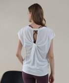 【ジュリエ/Julier】の【定番】ライトプライム バッククロスチュニック 人気、トレンドファッション・服の通販 founy(ファニー) ファッション Fashion レディースファッション Fashion for Women トップス・カットソー Cut & Sew Tops コレクション Collection, Seasonal Line シンプル Simple, Minimal ストレッチ Stretch, Stretchy Fabric ドレープ Drape, Draping Fabric 定番 Standard, Basic Item 人気 Popular, Best Seller 半袖 Short Sleeve, Half Sleeve 無地 Plain, Solid Color ヨガ Yoga, Yoga Wear ランニング Running, Running Wear, Activewear, Jogging リラックス Relax, Relaxed Fit ワーク Workwear, Utility Style 夏 Summer エレガント 上品 Elegant thumbnail ホワイト|ID: prp329100004787968 ipo3291000000035101019