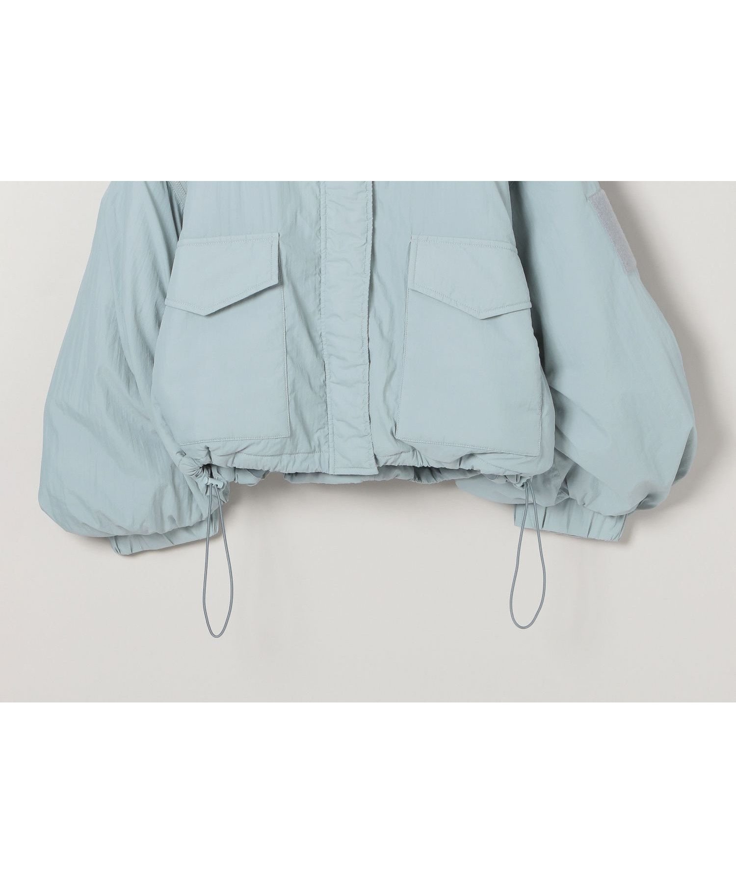 【ジーナシス/JEANASiS】のソデ2WAYモンスターパーカーショートコート インテリア・キッズ・メンズ・レディースファッション・服の通販 founy(ファニー) 　ファッション　Fashion　レディースファッション　Fashion for Women　アウター　Coat / Outerwear Collection　コート・ロングコート・ピーコート　Long Coats, Peacoats & More　秋　Autumn　コンパクト　Compact, Small Size　今季　This Season, Current Season　シャーリング　Shirring, Ruched　ショート　Short, Short Length　ジップ　Zip, Zipper　スポーティ　Sporty, Casual Athletic　フォルム　Silhouette, Form　ベスト　Vest, Waistcoat　ボトム　Bottoms, Lower Wear　ポケット　Pocket, Pocket Detail　防寒　Cold Protection, Winter-Ready　ロング　Long, Long-Length　ワイド　Wide, Wide Fit　冬　Winter / This Winter　おすすめ　Recommended / Our Picks　ブルーグレー|ID: prp329100004787971 ipo3291000000034749613