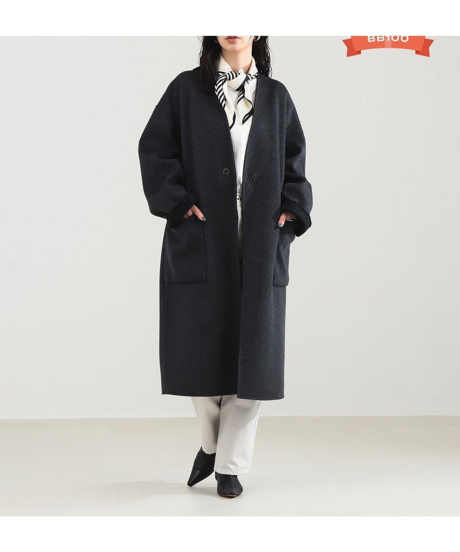 【デミルクス ビームス/Demi-Luxe BEAMS】の【ビームスの百名品】リバー Vネック ロングコート 25AW リバーシブル バイカラー 軽あったかリバーコート 人気、トレンドファッション・服の通販 founy(ファニー) ファッション Fashion レディースファッション Fashion for Women アウター Coat / Outerwear Collection コート・ロングコート・ピーコート Long Coats, Peacoats & More シンプル Simple, Minimal 定番 Standard, Basic Item リバーシブル Reversible, Two-Sided リュクス Luxury, Elegant, High-End, Chic ロング Long, Long-Length 冬 Winter / This Winter A/W・秋冬 Autumn/Winter 2025年 2025 2025-2026秋冬・A/W Autumn/Winter 2025–26 AW25–26 other-1|ID: prp329100004787994 ipo3291000000034771265
