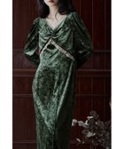 【ビーフラット/bflat】のクラッシュベロアランジェリー風ドレス 人気、トレンドファッション・服の通販 founy(ファニー) ファッション Fashion レディースファッション Fashion for Women ワンピース Dresses フォーマル・パーティードレス・結婚式用ドレス Elegant & Casual Dresses アクセサリー Fashion Accessories ギャザー Gathered, Ruffled スリーブ Sleeve, Long Sleeve / Short Sleeve デコルテ Décolleté, Neckline トレンド Trend, Trending Now ドレス Dress, One-Piece バランス Balance, Style Balance フリル Frill, Ruffle ベスト Vest, Waistcoat ベロア Velour, Soft Velvet ランジェリー Lingerie, Intimate Wear ランダム Random, Irregular レース Lace, Lace Fabric おすすめ Recommended / Our Picks thumbnail グリーン|ID: prp329100004788033 ipo3291000000034749850